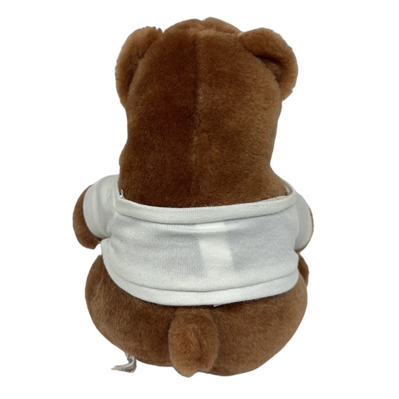 Vintage 1996 USPS Love Stamp Teddy Bear Plush w/ Attached Pins and Shirt 8" EUC - Picture 6 of 8